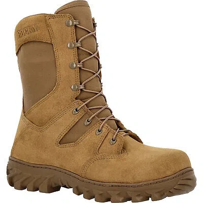 Pre-owned Rocky S2v Predator Composite Toe 400g Insulated Military Boot In Brown