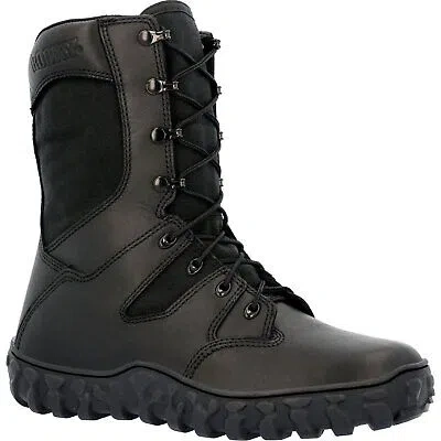 Pre-owned Rocky S2v Predator Military Boot In Black