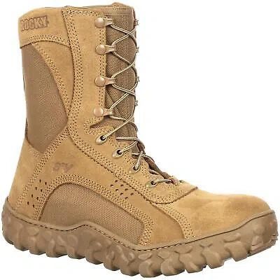 Pre-owned Rocky S2v Steel Toe Tactical Military Boot In Brown