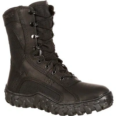 Pre-owned Rocky S2v Tactical Military Boot In Black