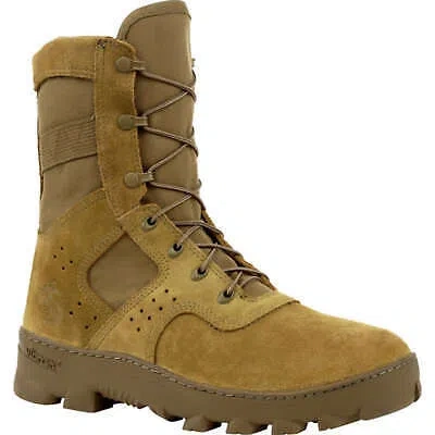 Pre-owned Rocky Usmc Tropical Puncture Resistant Boot In Brown