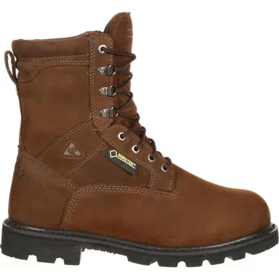 Rocky Waterproof Steel Toe  600g Work Boot In Brown