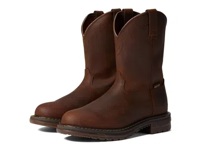Rocky Western Original Ride 10 Soft Toe Cowboy Boots Brown : 14 E - Wide, Leather/textile