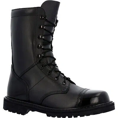 Pre-owned Rocky Women's Lace Up Jump Boot In Black