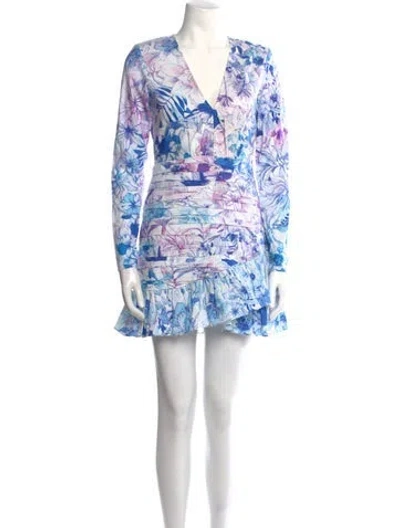 Pre-owned Rococco Sands Floral Print Mini Dress In Multi