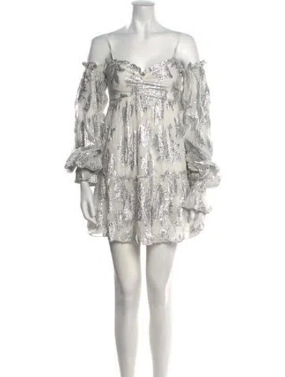 Pre-owned Rococco Sands Printed Mini Dress W/ Tags In Multi