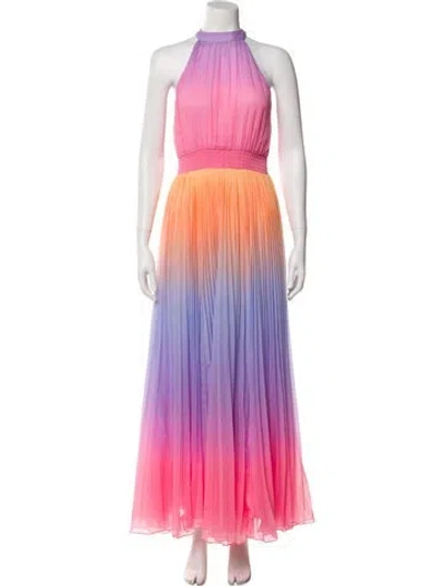 Pre-owned Rococco Sands Striped Long Dress In Neutral