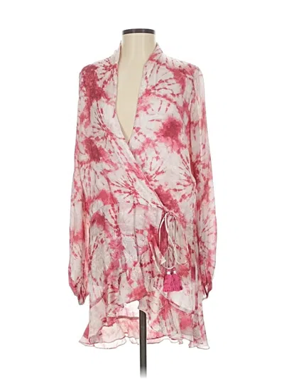 Pre-owned Rococo Sand 3/4 Sleeve Blouse In Pink