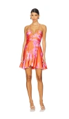 Rococo Sand Mini Dress In 오렌지