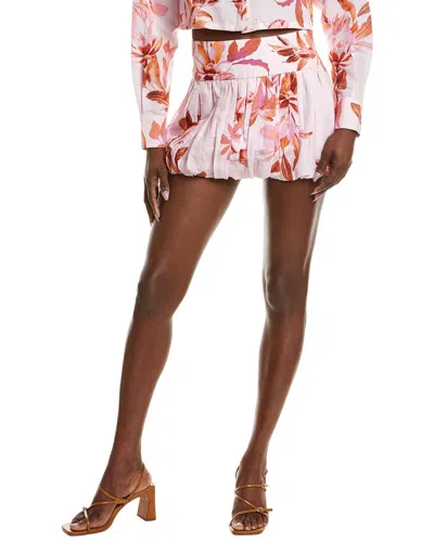 Rococo Sand Bubble Hem Mini Skirt In Multi
