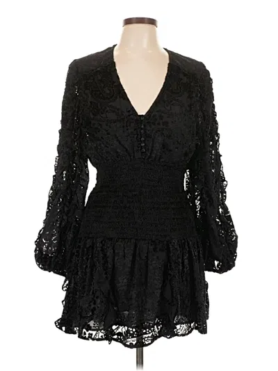 Pre-owned Rococo Sand Cocktail Dress In Black