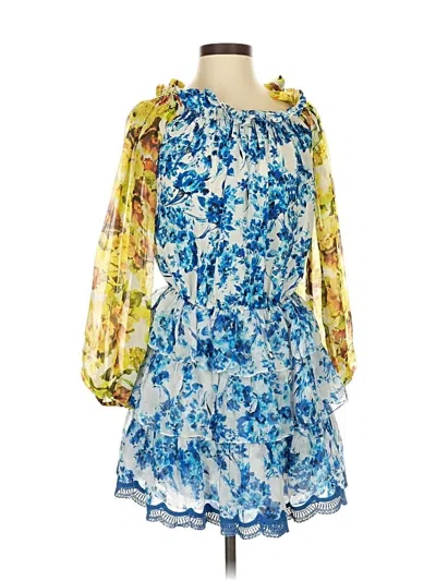 Rococo Sand Cocktail Dress In Blue