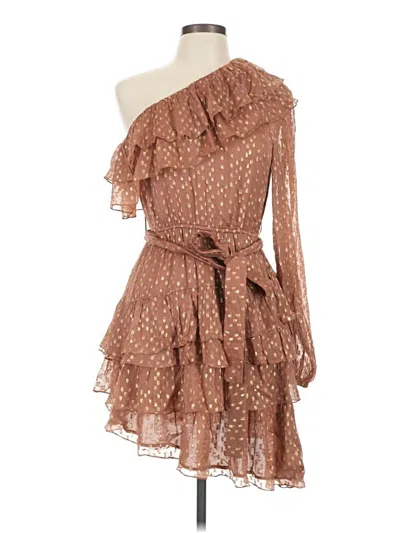 Rococo Sand Cocktail Dress In Brown