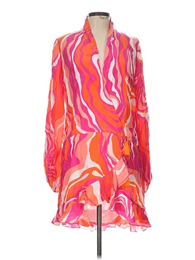 Pre-owned Rococo Sand Cocktail Dress In Orange