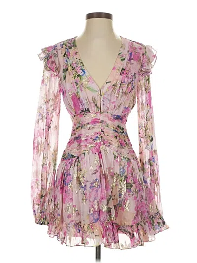 Pre-owned Rococo Sand Cocktail Dress In Pink