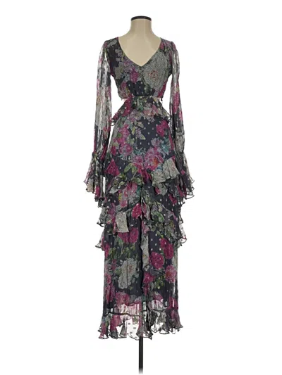 Pre-owned Rococo Sand Cocktail Dress In Purple