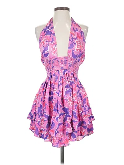 Pre-owned Rococo Sand Cocktail Dress In Purple
