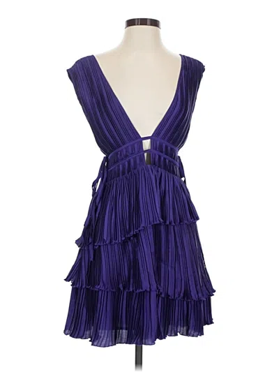 Pre-owned Rococo Sand Cocktail Dress In Purple