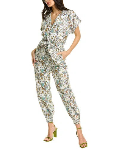 Rococo Sand Drawstring Jumpsuit In Multi