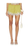 Rococo Sand Drawstring Shorts In Green