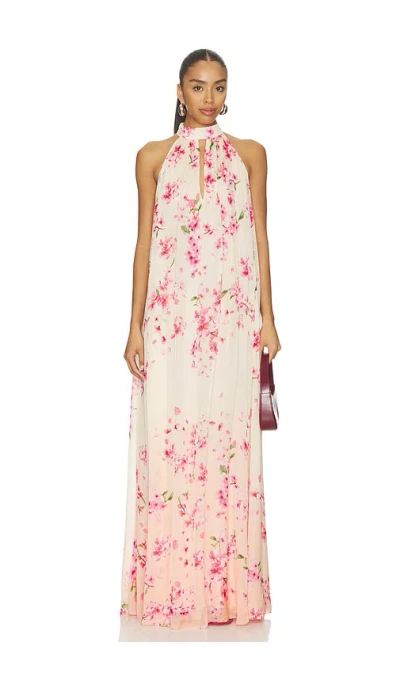 Rococo Sand Flared Maxi Dress 맥시원피스 In Pink