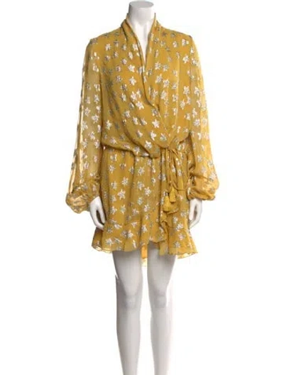 Pre-owned Rococo Sand Floral Print Mini Dress