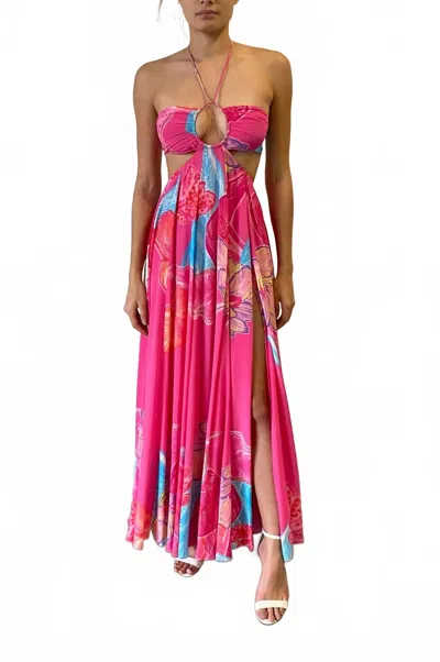 Rococo Sand Juno Maxi Dress In Pink