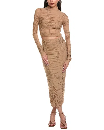 Rococo Sand Knit Top In Brown