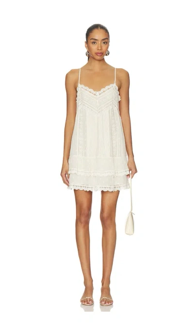 Rococo Sand Lace Detail Mini Dress 미니 원피스 In White