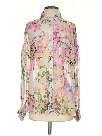 Pre-owned Rococo Sand Long Sleeve Blouse In Pink