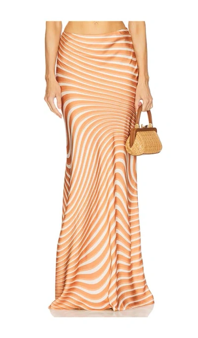 Rococo Sand Maxi Skirt In Brown