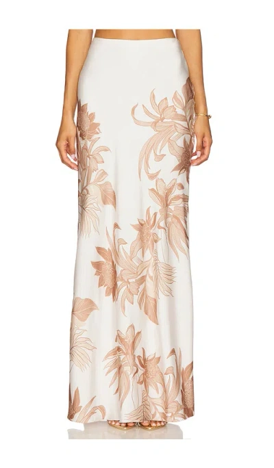 Rococo Sand Maxi Skirt In White