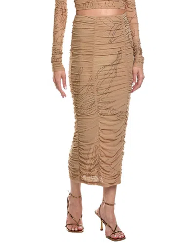 Rococo Sand Midi Skirt In Brown