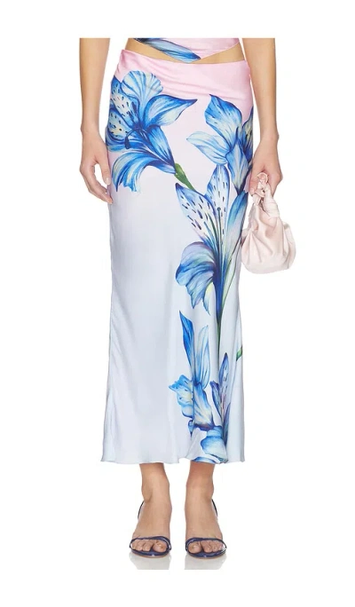 Rococo Sand Midi Skirt In Multi