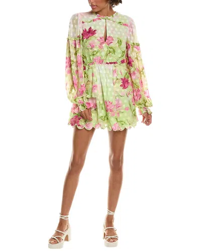 Rococo Sand Mini Dress In Green