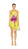Rococo Sand Mini Dress In Yellow