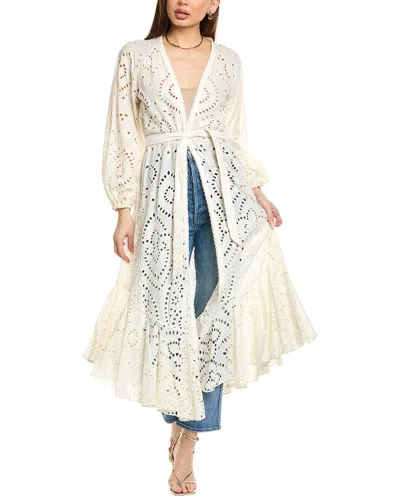 Rococo Sand Pearl Cape In White