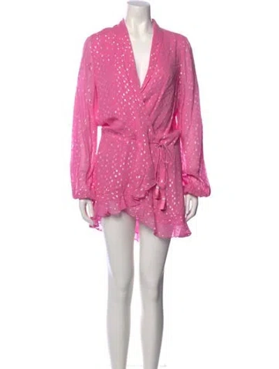 Pre-owned Rococo Sand Polka Dot Print Knee-length Dress W/ Tags