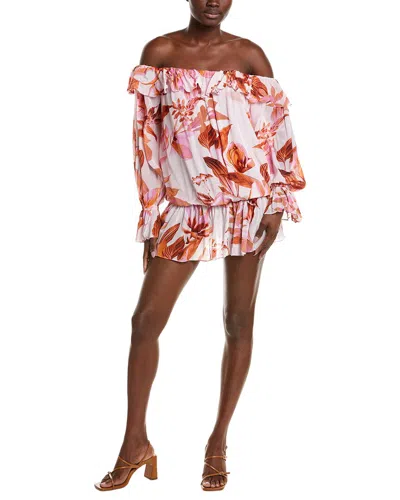Rococo Sand Printed Mini Dress In Pink