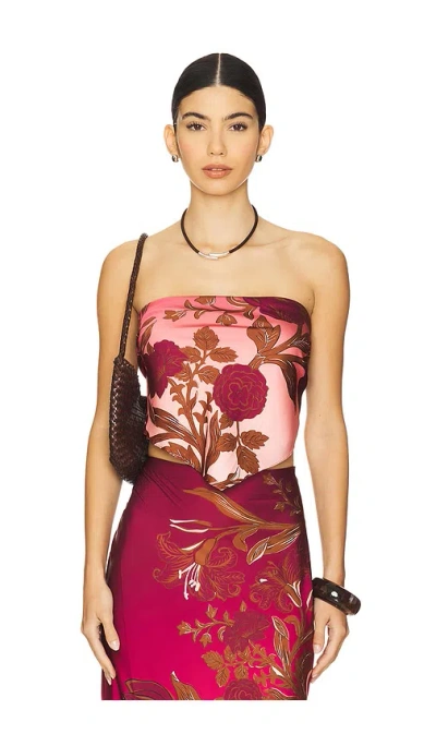 Rococo Sand Scarf Top In Multi