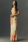 Rococo Sand Strapless Maxi Dress In White