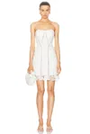 Rococo Sand Strapless Short Dress In White