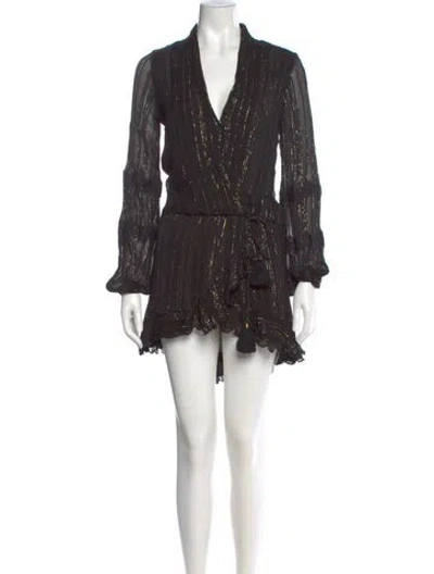 Pre-owned Rococo Sand Striped Mini Dress In Multi