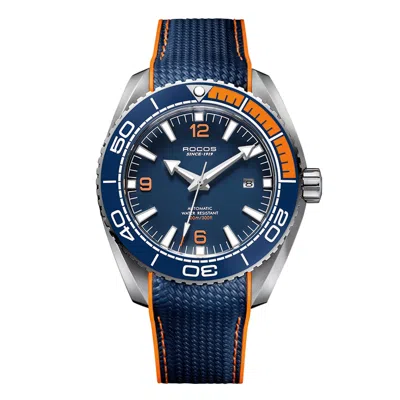 Pre-owned Rocos Men Dive Wrist Watch,mens Sport Watches Automatic 100m Waterproof Relogio
