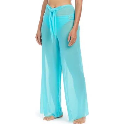 Bleu Rod Beattie Rod Beattie Be Transparent Tie Front Cover-up Pants