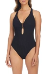 Bleu Rod Beattie Rod Beattie Cross Back One-piece Swimsuit