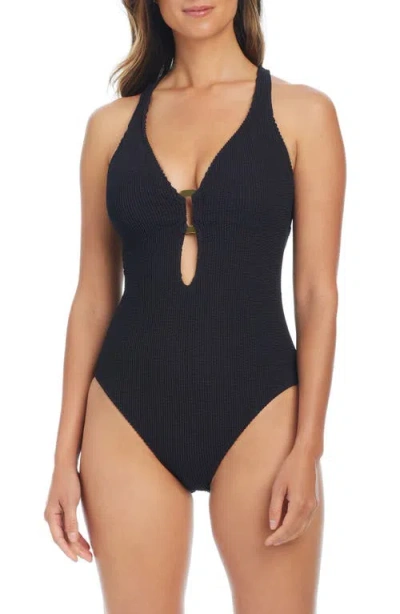 Bleu Rod Beattie Rod Beattie Cross Back One-piece Swimsuit