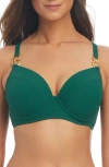 Bleu Rod Beattie Rod Beattie D-cup Underwire Bikini Top In Palma