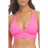 Bleu Rod Beattie Rod Beattie Halter Bikini Top In Rosa