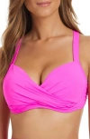Rod Beattie Kore D- & Dd-cup Underwire Bikini Top In Dahlia